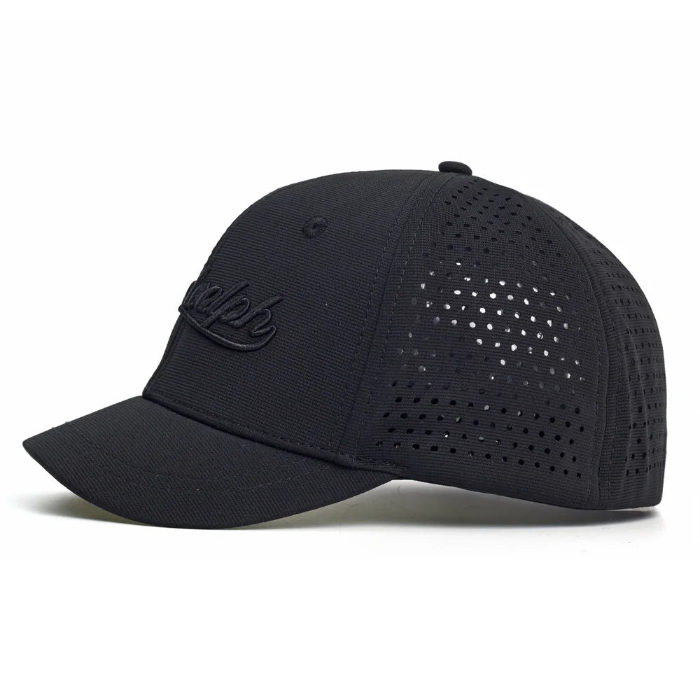 Mesh Short Brim Back Closed Baseball Cap Men Women Breathable Snapback Hats Fitted Dad Hat Adjustable Solid Trucker Style - The Melt Theory Lab by Kandylandlaiid LLC
