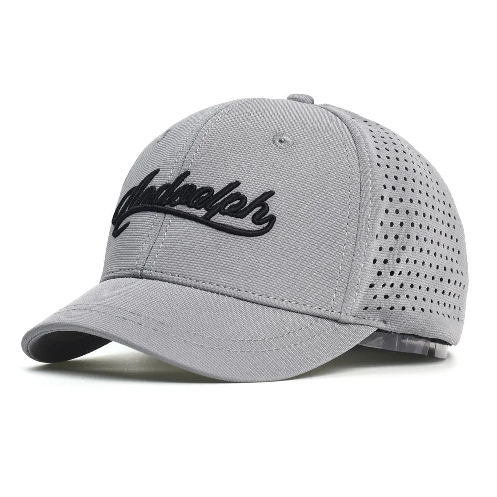 Mesh Short Brim Back Closed Baseball Cap Men Women Breathable Snapback Hats Fitted Dad Hat Adjustable Solid Trucker Style - The Melt Theory Lab by Kandylandlaiid LLC