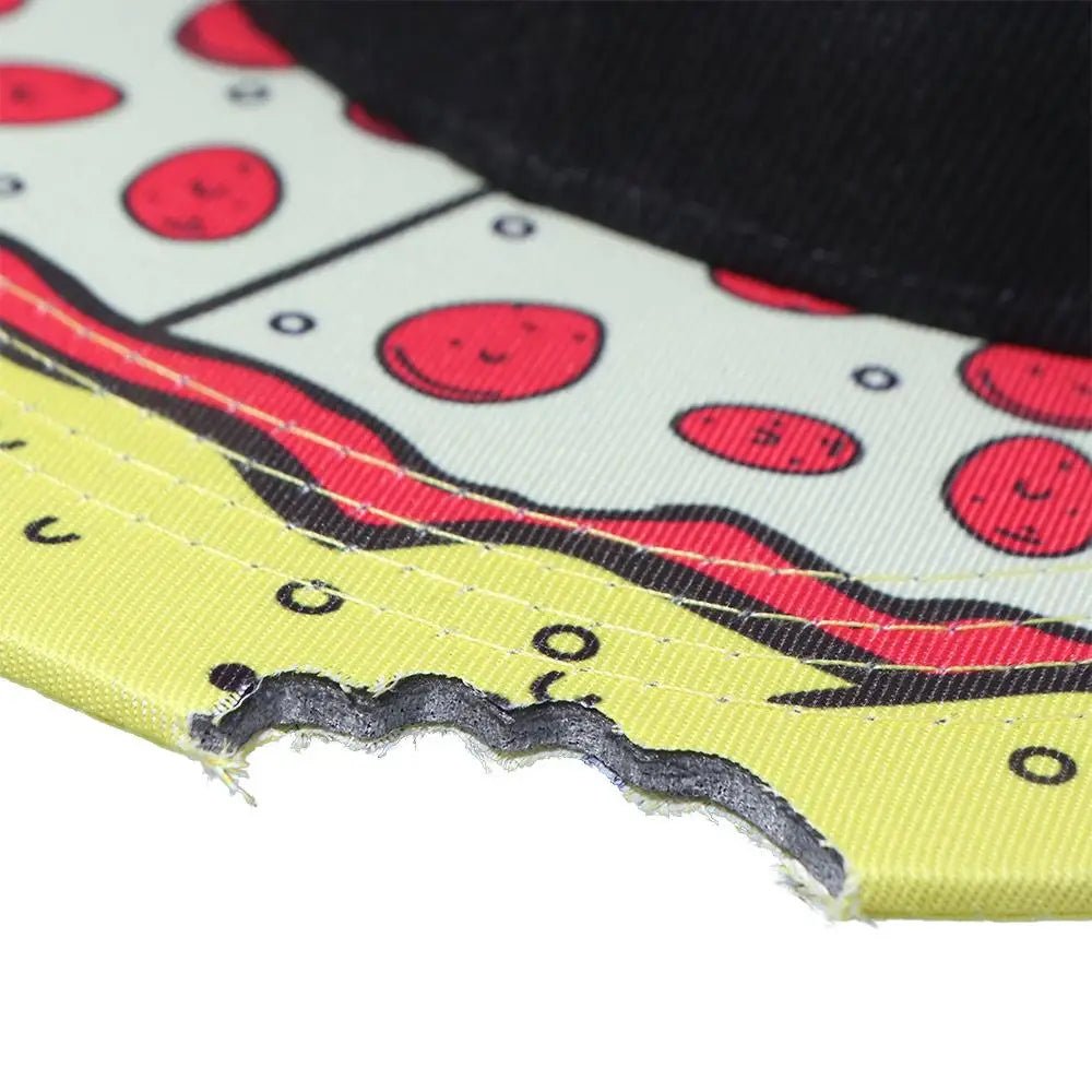 Snapback Hat Eye Pizza Baseball Cap Letter Embroidery Sunscreen Sun Hat Hip-hop Korean Style Peaked Cap Sports - The Melt Theory Lab by Kandylandlaiid LLC