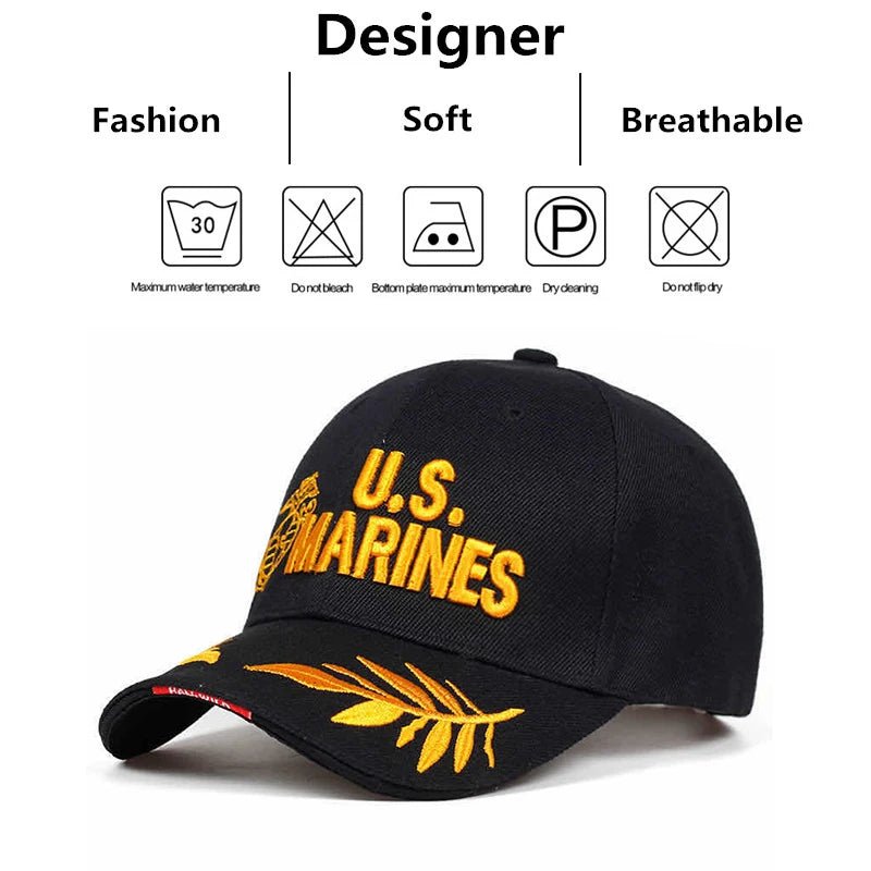 US Letter Snapack Embroidery Snapback Baseball Caps Spring and Autumn Outdoor Adjustable Casual Hats Sunscreen Hat - The Melt Theory Lab by Kandylandlaiid LLC