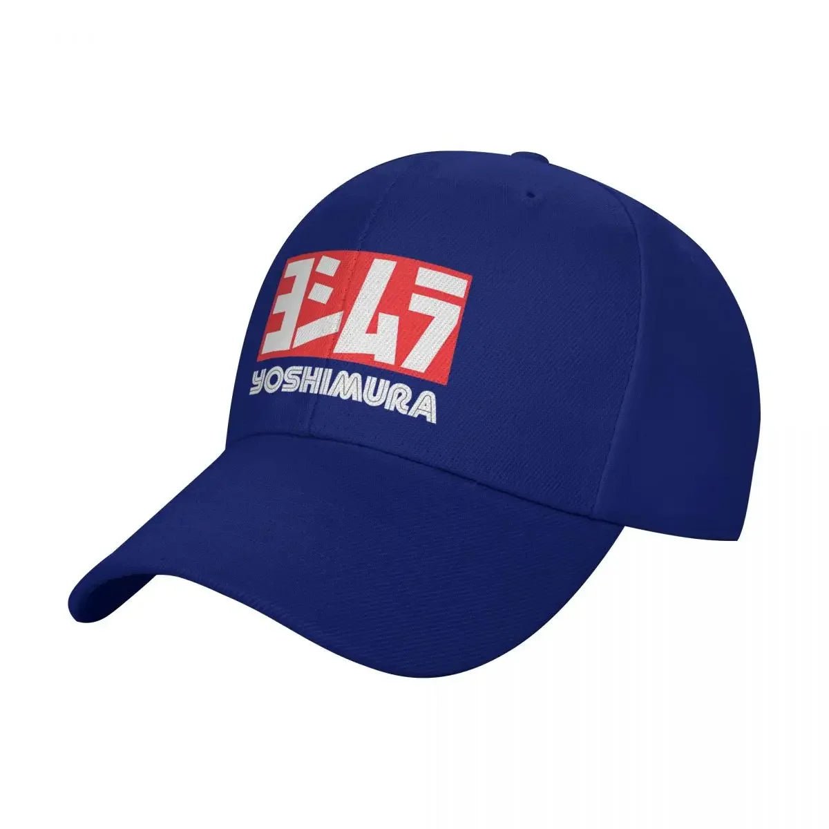 Yoshimura Motorcycle Racing Snapback Cap - Adjustable Black Baseball Hat with Bold Red & White Logo, Perfect for Sports Fans - The Melt Theory Lab by Kandylandlaiid LLC